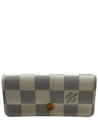 Pre-owned Louis Vuitton Damier Azur Key Case (authentic Pre-loved)