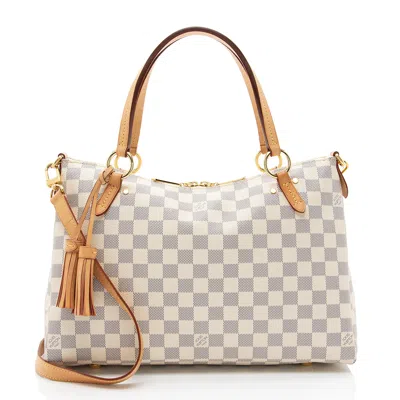 Pre-owned Louis Vuitton Damier Azur Lymington Tote In Multi