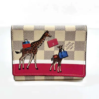 Pre-owned Louis Vuitton Damier Azur Multi-color Damier Azur Wallet (tri-fold) ()