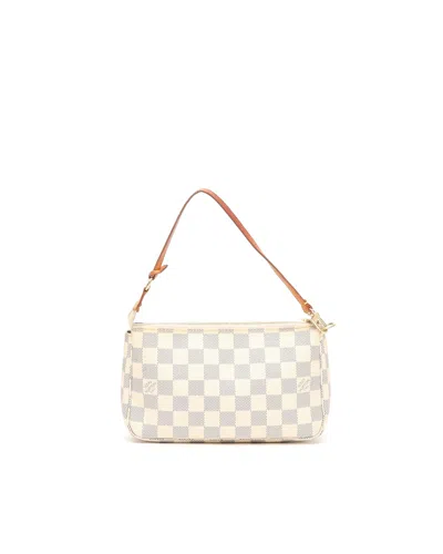 Pre-owned Louis Vuitton Damier Azur Pochette Accessories Bag