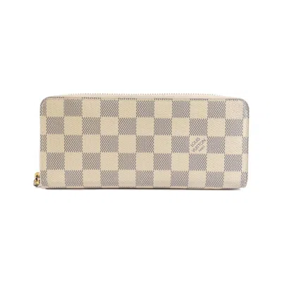 Pre-owned Louis Vuitton Damier Azur Rose Ballerine Damier Azur Long Wallet (bi-fold) ()