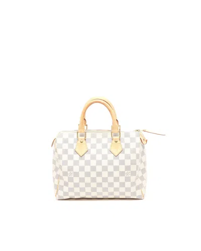 Louis Vuitton Damier Azur Speedy 25 Bag In Multi