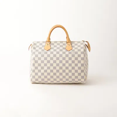 Pre-owned Louis Vuitton Damier Azur Speedy 30 Handbag