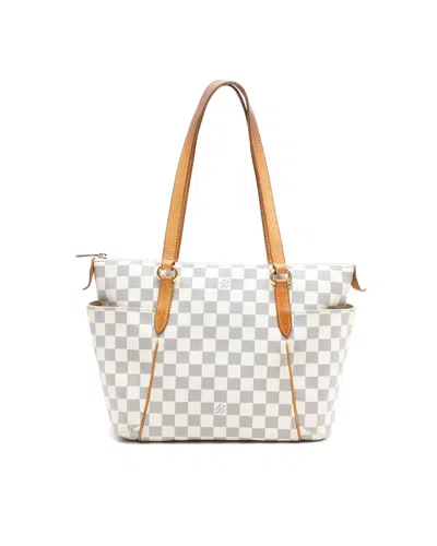 Louis Vuitton Damier Azur Totally Pm Tote Bag In White