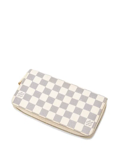 Pre-owned Louis Vuitton Damier Azur Wallet In 中性色