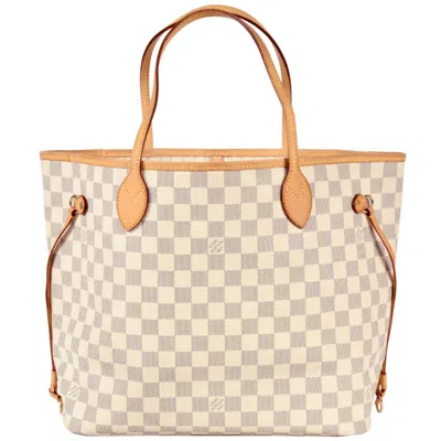 Pre-owned Louis Vuitton Damier Azur White Damier Azur Tote Bag ()