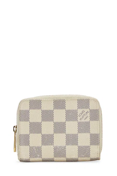 Pre-owned Louis Vuitton Damier Azur Zippy Coin Purse
