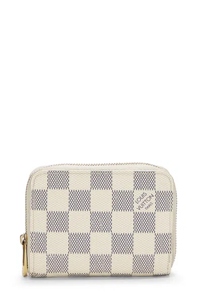 Pre-owned Louis Vuitton Damier Azur Zippy Coin Purse