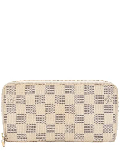 Pre-owned Louis Vuitton Damier Azur Zippy Wallet (authentic Pre-loved)