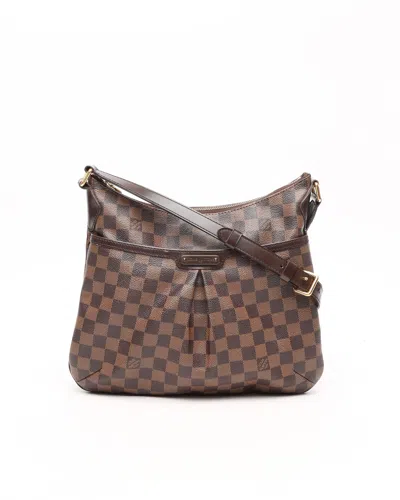 Pre-owned Louis Vuitton Damier Bloomsbury Pm Bag In Brown