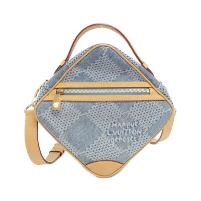 Pre-owned Louis Vuitton Damier Blue Cotton Canvas Shoulder Bag ()
