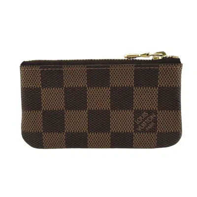 Pre-owned Louis Vuitton Damier Brown Damier Canvas Coin Purse/coin Case ()