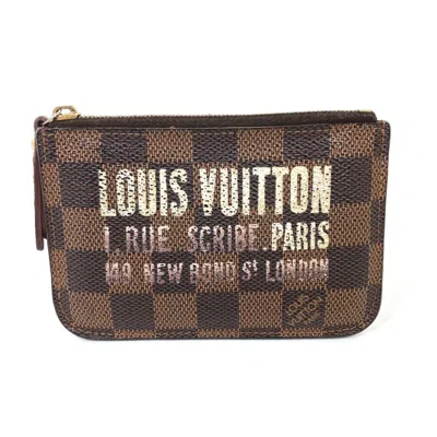 Pre-owned Louis Vuitton Damier Brown Damier Canvas Coin Purse/coin Case ()