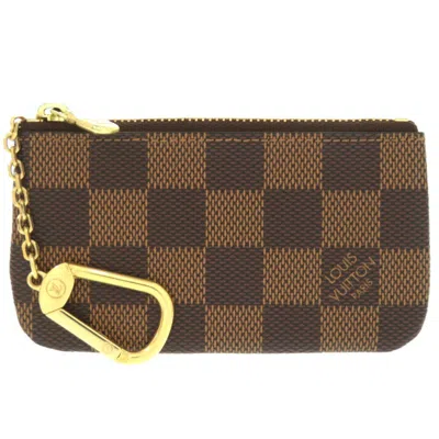 Pre-owned Louis Vuitton Damier Brown Damier Canvas Coin Purse/coin Case ()