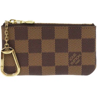Pre-owned Louis Vuitton Damier Brown Damier Canvas Coin Purse/coin Case ()