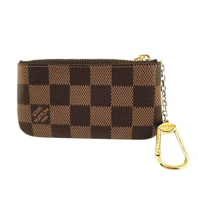 Pre-owned Louis Vuitton Damier Brown Damier Canvas Damier Canvas Coin Purse/coin Case () In Brown, Damier Canvas