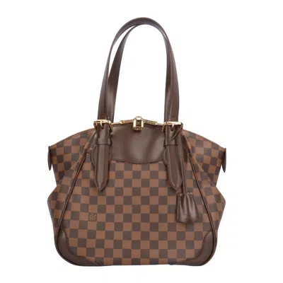 Pre-owned Louis Vuitton Damier Brown Damier Canvas Damier Canvas Shoulder Bag () In Brown, Damier Canvas