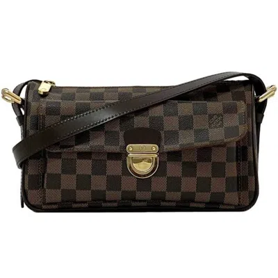 Pre-owned Louis Vuitton Damier Brown Damier Canvas Ebene Galle Damier Canvas Shoulder Bag () In Brown, Damier Canvas, Ebene, Galle