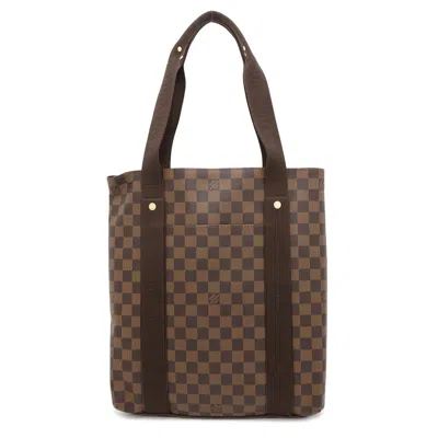 Pre-owned Louis Vuitton Damier Brown Damier Canvas Ebene Tote Bag ()