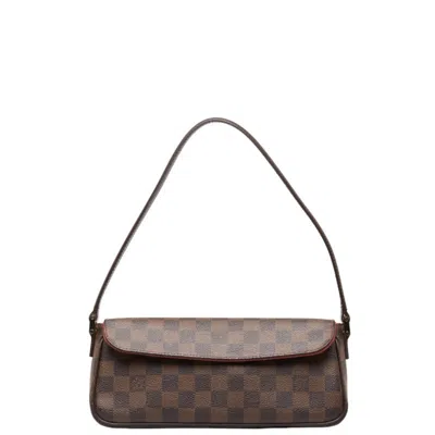 Pre-owned Louis Vuitton Damier Brown Damier Canvas Pvc Handbag Shoulder Bag () In Brown, Damier Canvas