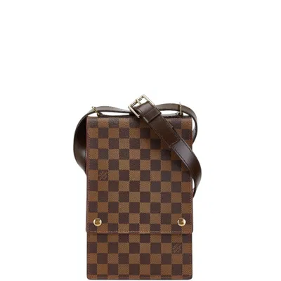 Pre-owned Louis Vuitton Damier Brown Damier Canvas Pvc Leather Shoulder Bag () In Brown, Damier Canvas