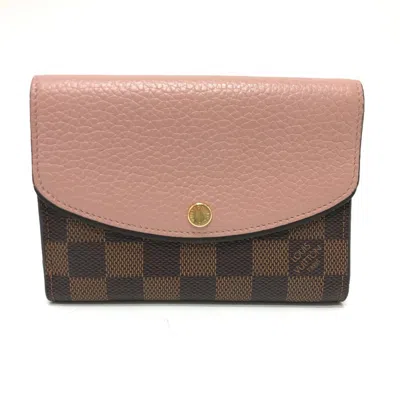 Pre-owned Louis Vuitton Damier Brown Damier Canvas Wallet (bi-fold) ()