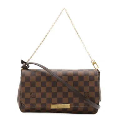 Pre-owned Louis Vuitton Damier Brown Pvc Clutch Bag Shoulder Bag ()