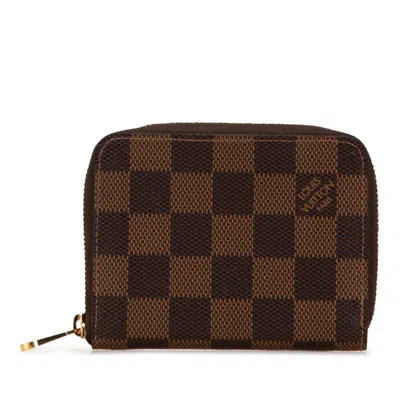 Pre-owned Louis Vuitton Damier Brown Pvc Coin Purse/coin Case ()