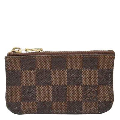 Pre-owned Louis Vuitton Damier Brown Pvc Leather Coin Purse/coin Case ()