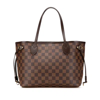 Pre-owned Louis Vuitton Damier Brown Pvc Leather Handbag Tote Bag ()