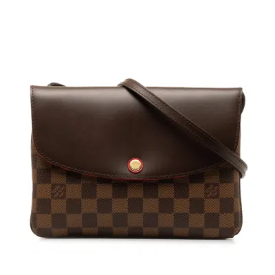 Pre-owned Louis Vuitton Damier Brown Pvc Leather Shoulder Bag ()