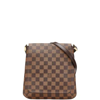 Pre-owned Louis Vuitton Damier Brown Pvc Leather Shoulder Bag ()