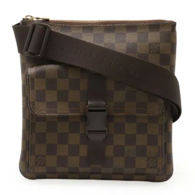 Pre-owned Louis Vuitton Damier Brown Pvc Pochette Shoulder Bag ()