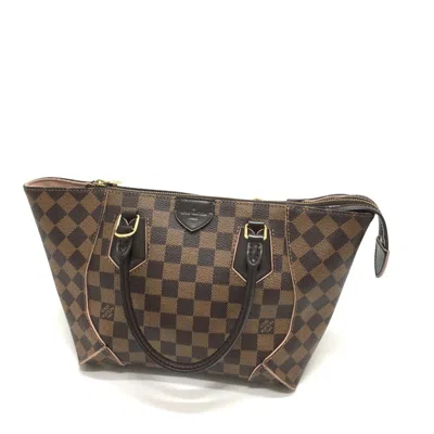 Pre-owned Louis Vuitton Damier Brown Rose Ballerine Damier Canvas Tote Bag () In Multi