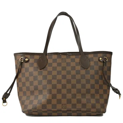 Pre-owned Louis Vuitton Damier Canvas Ebene Canvas Damier Canvas Tote Bag () In Damier Canvas, Ebene