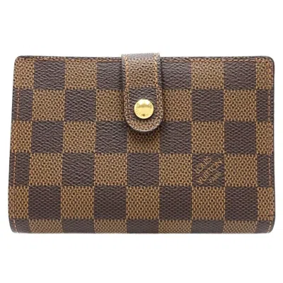 Pre-owned Louis Vuitton Damier Canvas Ebene Canvas Wallet (bi-fold) ()