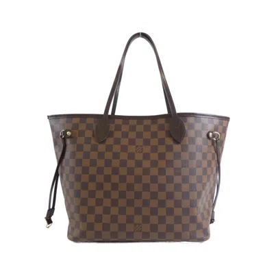 Pre-owned Louis Vuitton Damier Canvas Ebene Coated Canvas Handbag Tote Bag ()