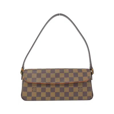 Pre-owned Louis Vuitton Damier Canvas Ebene Coated Canvas Shoulder Bag ()
