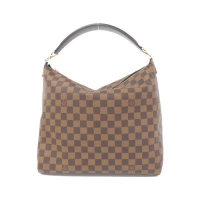 Pre-owned Louis Vuitton Damier Canvas Ebene Coated Canvas Shoulder Bag ()