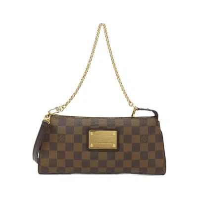 Pre-owned Louis Vuitton Damier Canvas Ebene Coated Canvas Shoulder Bag ()