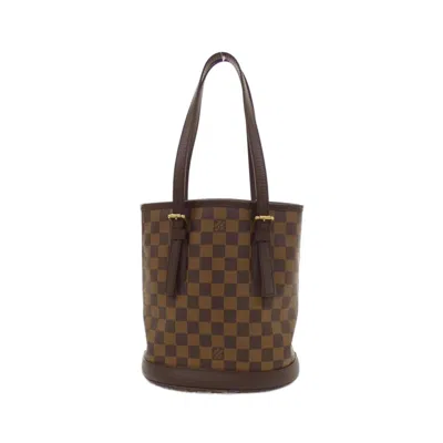 Pre-owned Louis Vuitton Damier Canvas Ebene Coated Canvas Shoulder Bag ()
