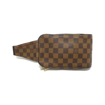 Pre-owned Louis Vuitton Damier Canvas Ebene Coated Canvas Shoulder Bag Sling Bag ()