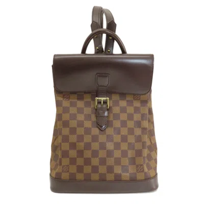 Pre-owned Louis Vuitton Damier Canvas Ebene Damier Canvas Backpack () In Damier Canvas, Ebene