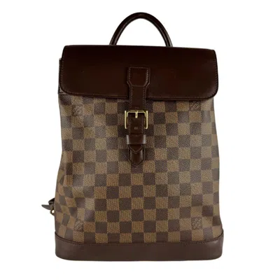 Pre-owned Louis Vuitton Damier Canvas Ebene Damier Canvas Backpack () In Damier Canvas, Ebene