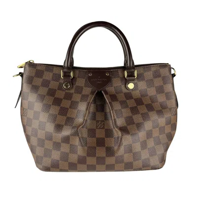 Pre-owned Louis Vuitton Damier Canvas Ebene Damier Canvas Handbag Shoulder Bag () In Brown