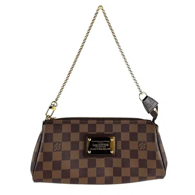 Pre-owned Louis Vuitton Damier Canvas Ebene Damier Canvas Shoulder Bag () In Brown
