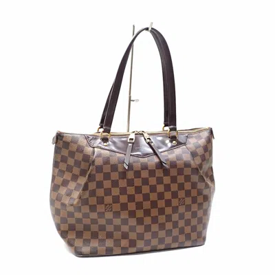 Pre-owned Louis Vuitton Damier Canvas Ebene Damier Canvas Tote Bag ()