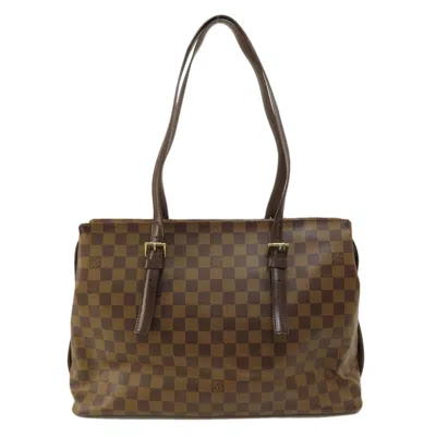 Pre-owned Louis Vuitton Damier Canvas Ebene Damier Canvas Tote Bag ()