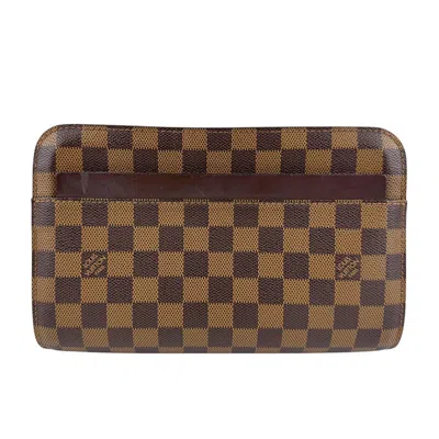 Pre-owned Louis Vuitton Damier Canvas Ebene Galle Damier Canvas Clutch Bag ()