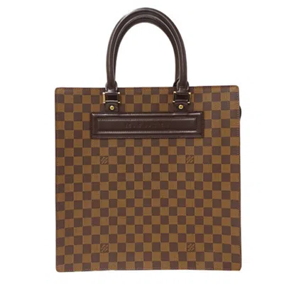 Pre-owned Louis Vuitton Damier Canvas Ebene Galle Damier Canvas Tote Bag () In Damier Canvas, Ebene, Galle